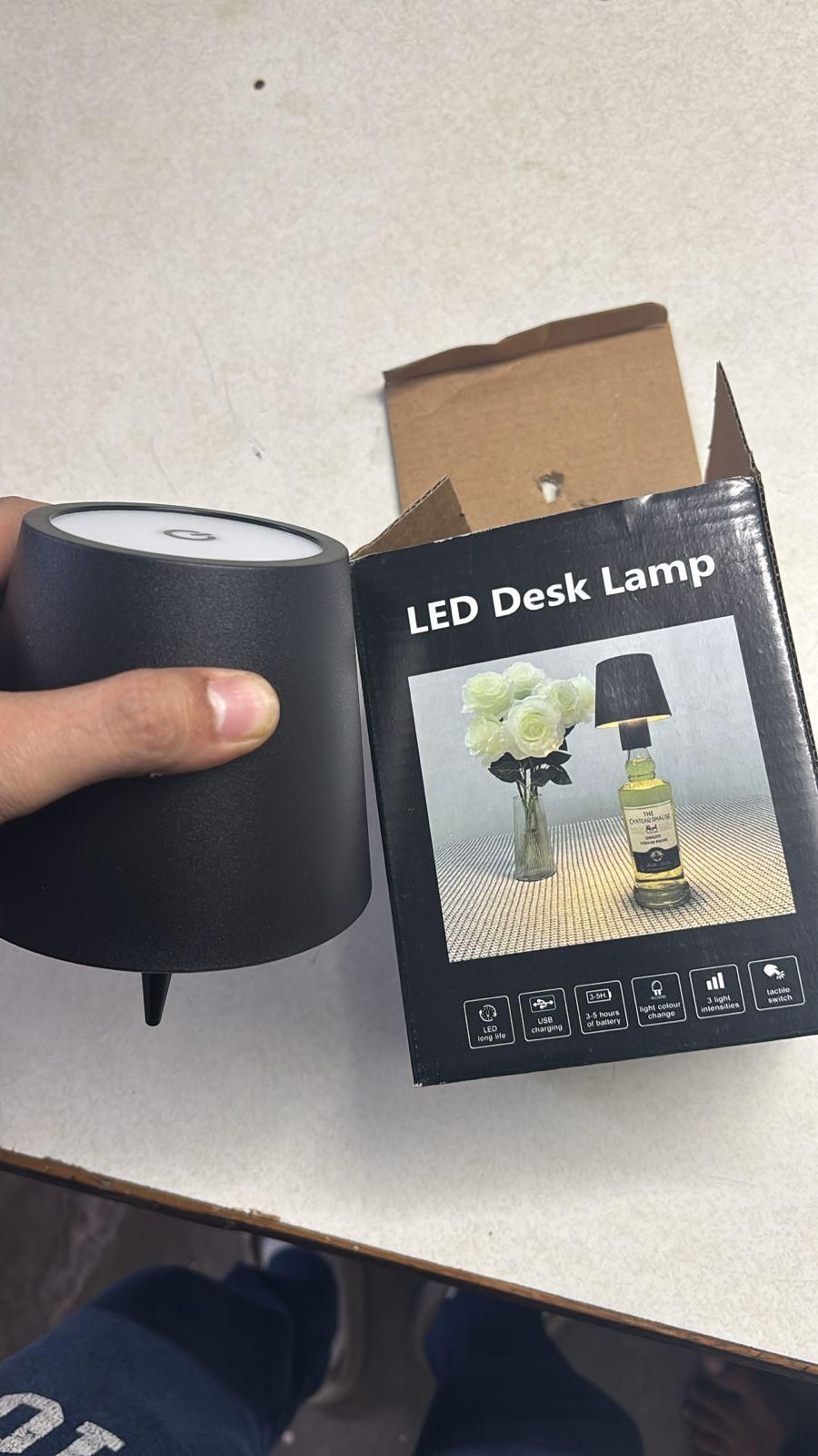 Wireless Bottle Lamp - Portable LED Light for Home Decor | YaaR Elegance