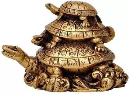Three Tiered Turtle Tortoise Family - Feng Shui Home Decor | YaaR Elegance