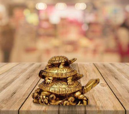 Three Tiered Turtle Tortoise Family - Feng Shui Home Decor | YaaR Elegance