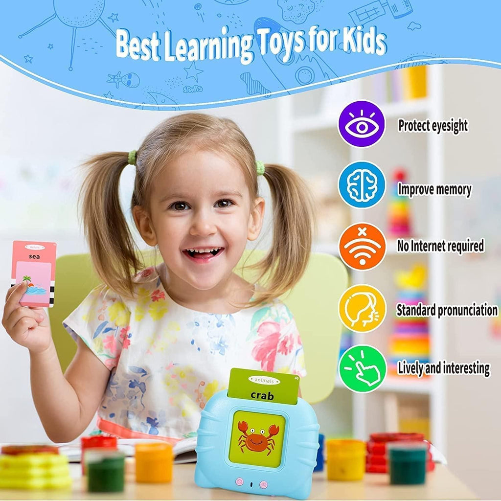 Talking Flash Cards for Kids - Early Educational Learning Toy | YaaR Elegance