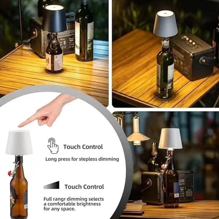 Wireless Bottle Lamp - Portable LED Light for Home Decor | YaaR Elegance