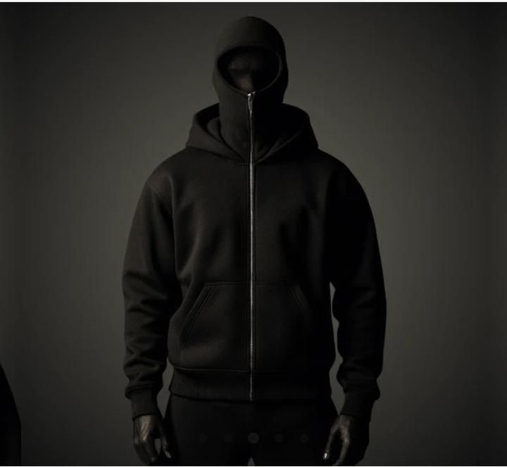 Men's Full Sleeves Zipper Hoodie with Mask - Stylish Winter Wear | YaaR Elegance